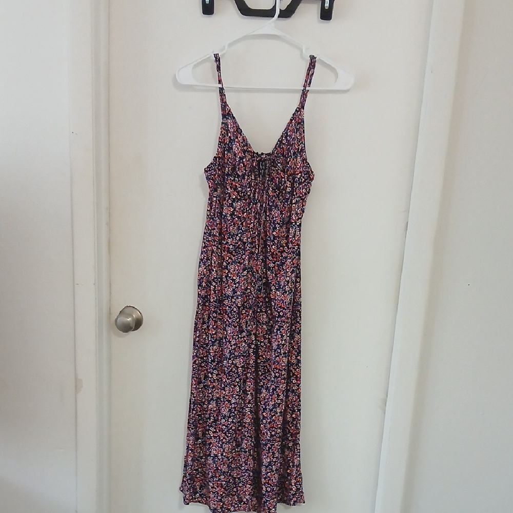 Wild Fable Floral Maxi Dress - Pink and Blue